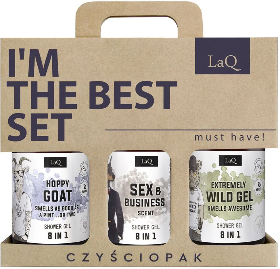 LaQ I'm The Best Gift Set Bright Side (3x500mL)