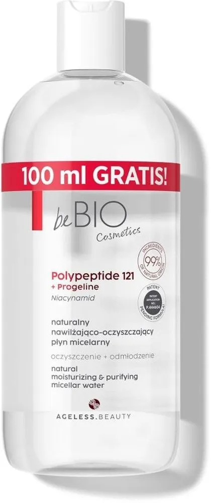beBIO Ageless Beauty Natural Moisturizing & Cleansing Micellar Liquid (500mL)