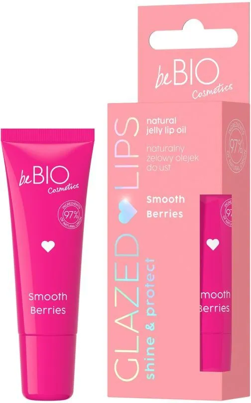 beBIO Natural Jelly Lip Oil Smooth Berries (10mL)