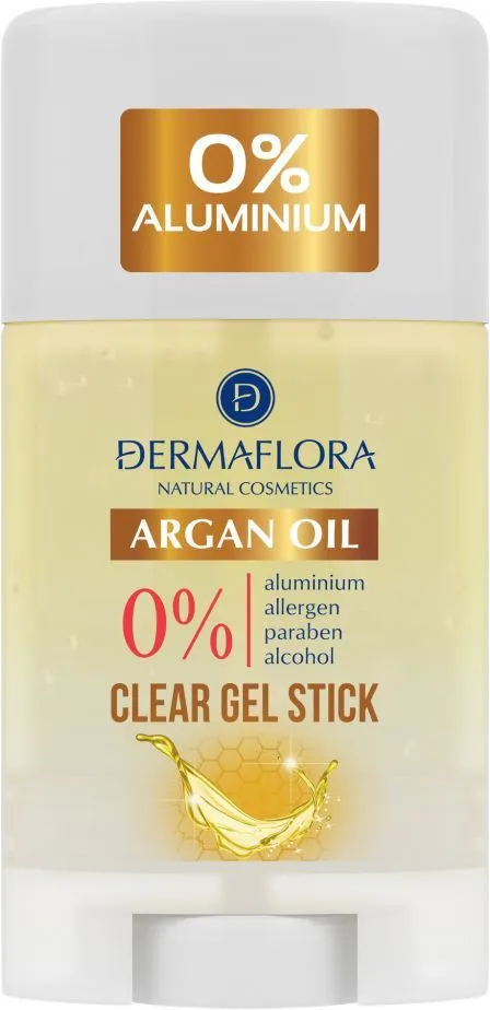 Dermaflora Deodorant Argan Oil Clear Gel Stick (50mL)