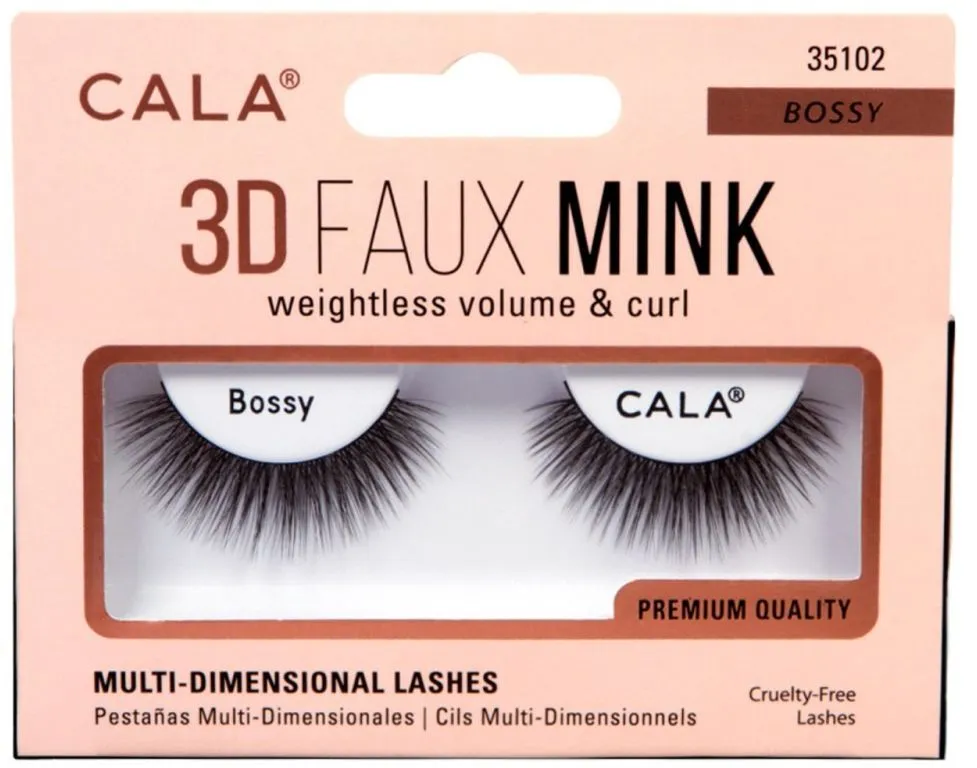 Cala 3D Faux Mink Lashes Bossy