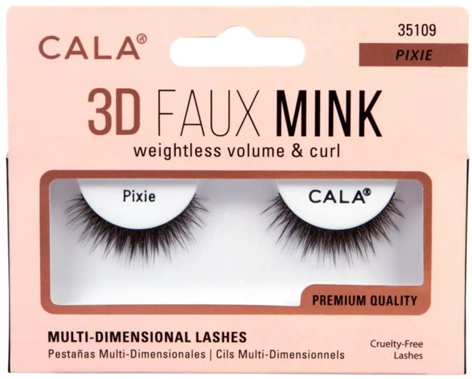Cala 3D Faux Mink Lashes Pixie