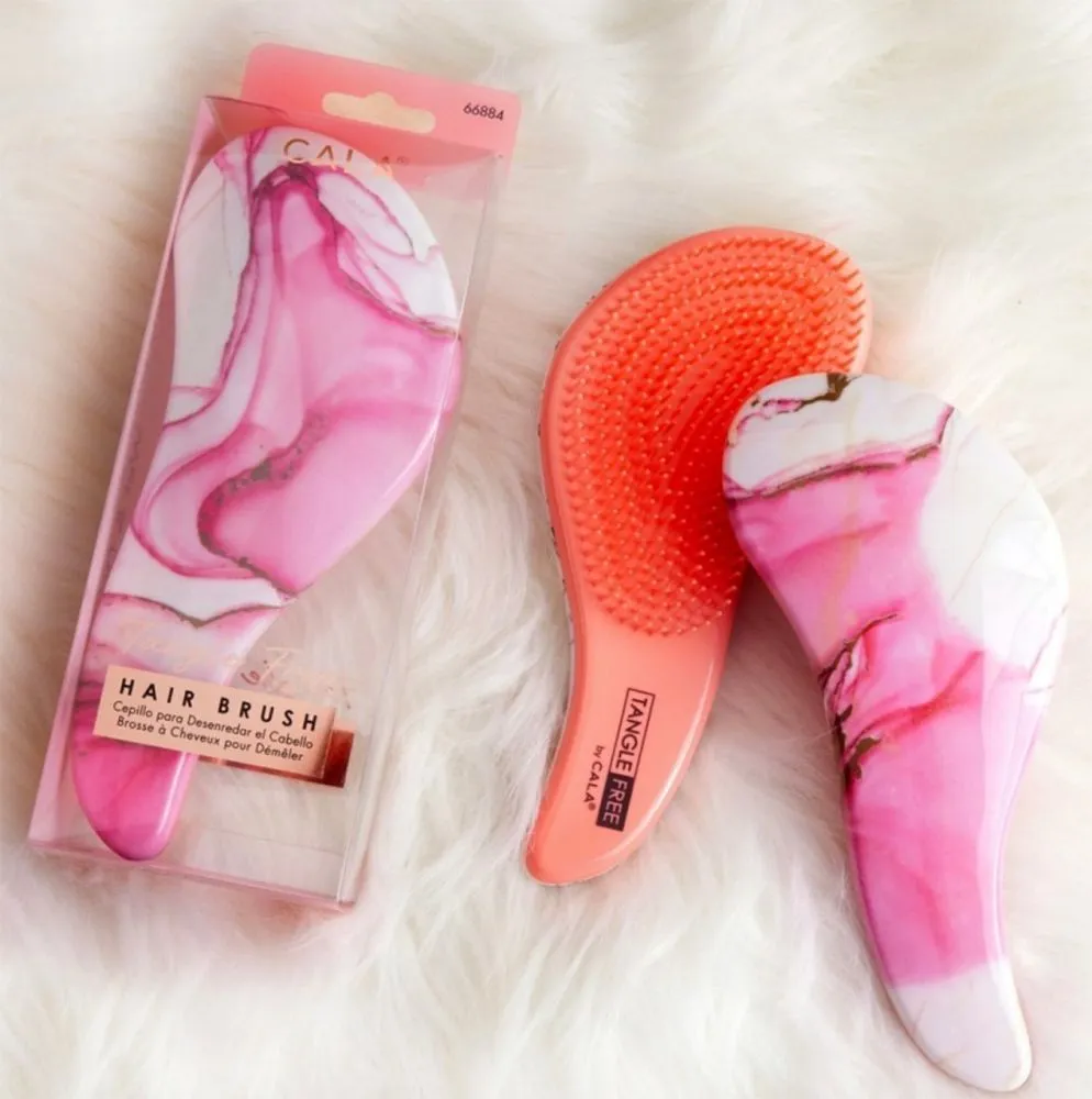 Cala Tangle Free Hair Brush Rose Swirl