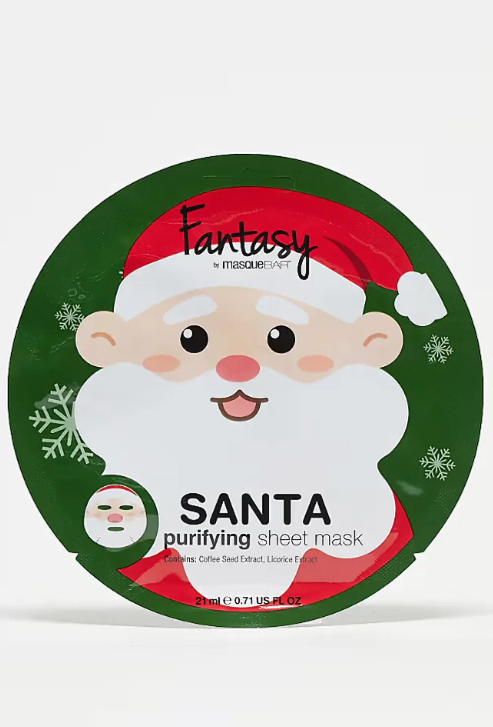 Fantasy by MasqueBAR Holiday Santa Purifying Sheet Mask