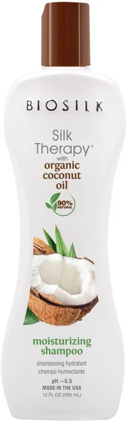Biosilk Silk Therapy With Natural Coconut Oil Moisturizing Shampoo (355mL)