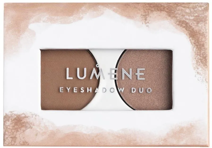 Lumene Bright Eyes Eyeshadow Duo (3,2g) 2 Earthy Nudes