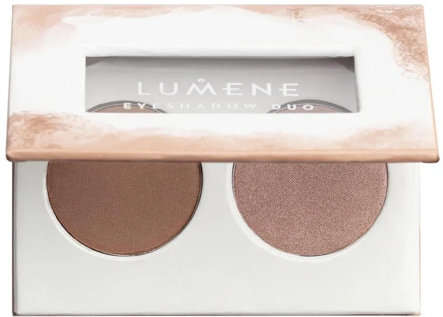 Lumene Bright Eyes Eyeshadow Duo (3,2g) 2 Earthy Nudes