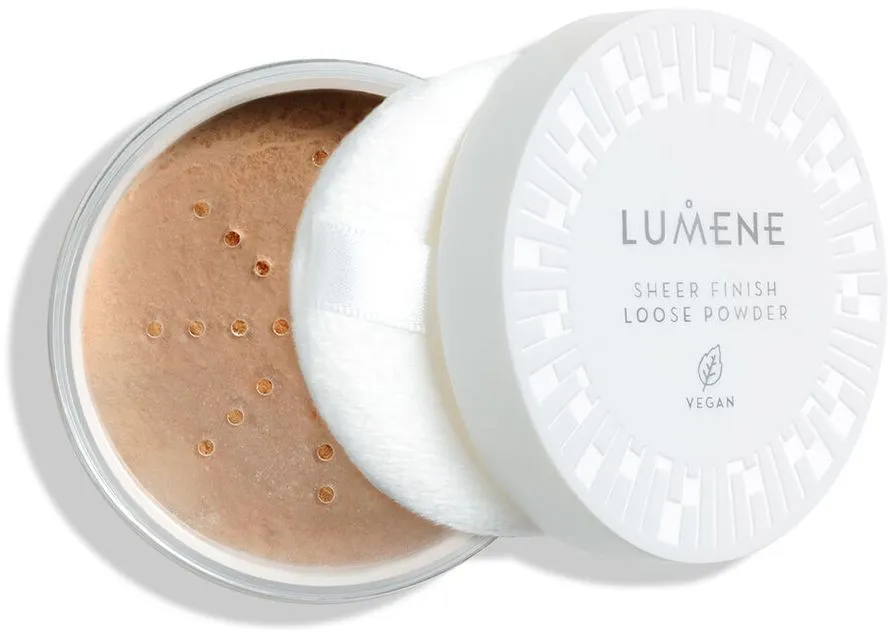 Lumene Sheer Finish Loose Powder (6g) Medium Deep