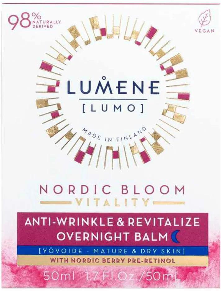 Lumene Nordic Bloom Vitality Anti-Wrinkle & Revitalize Overnight Balm (50mL)