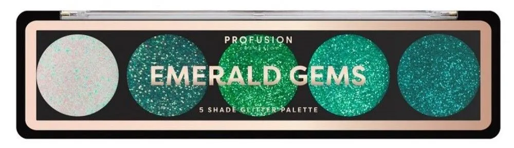 Profusion Gems Eyeshadow Palette (5pcs) Emerald