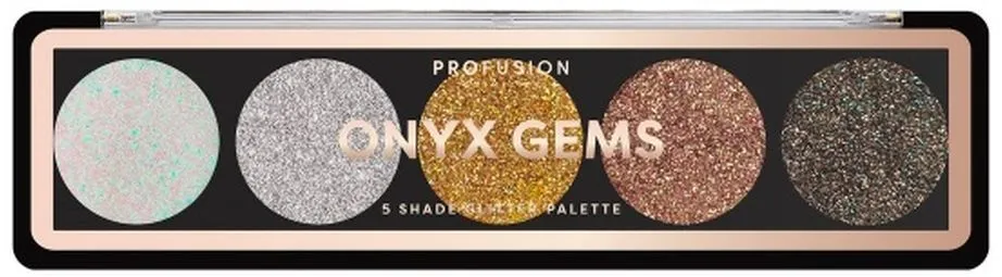 Profusion Gems Eyeshadow Palette (5pcs) Onyx
