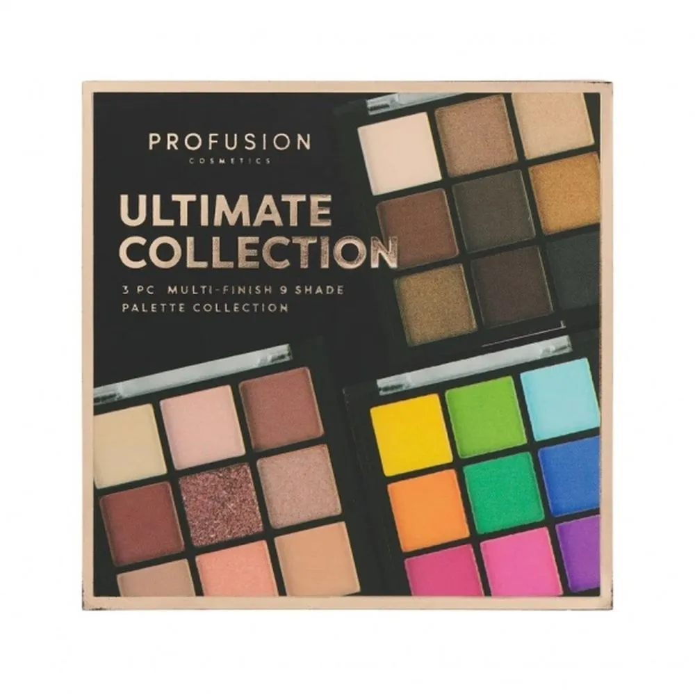 Profusion Ultimate Collection Eyeshadow Palette Set (3x9pcs)