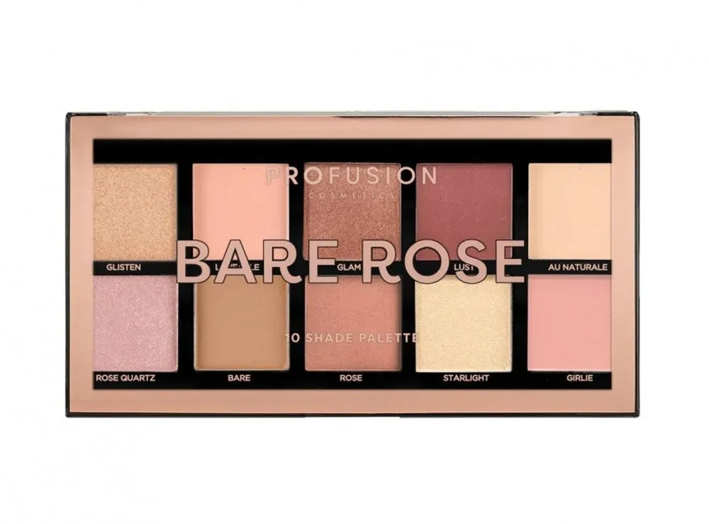 Profusion Eyeshadow Palette (10pcs) Bare Rose