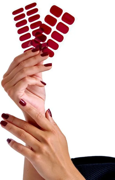 Depend Gel iQ Gel Nail Strips (24pcs) Bordeaux Dreams