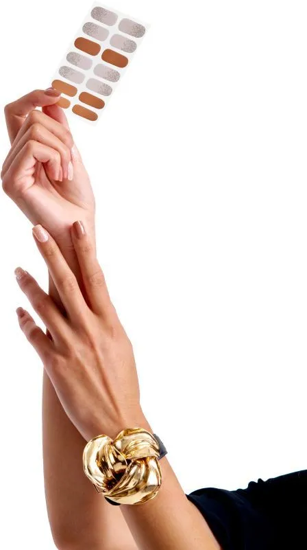 Depend Gel iQ Gel Nail Strips (24pcs) Sparkling Nude