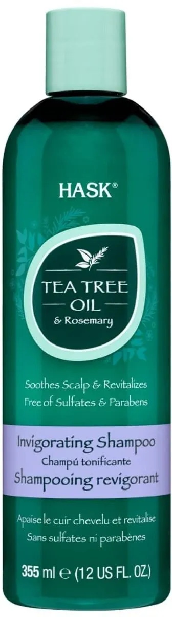 HASK Tea Tree and Rosemary Shampoo (355mL)