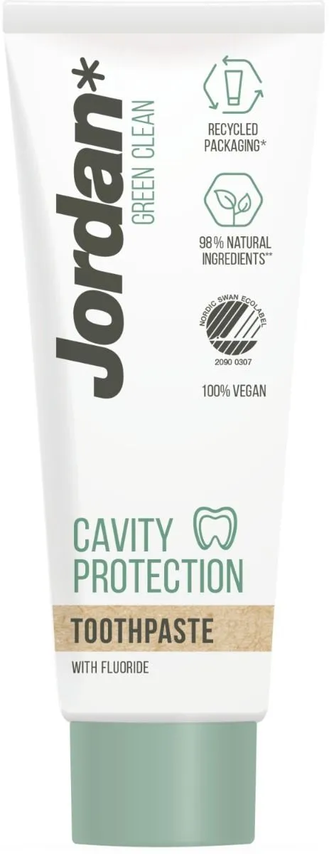 Jordan Toothpaste Green Clean Cavity Protection (75mL)