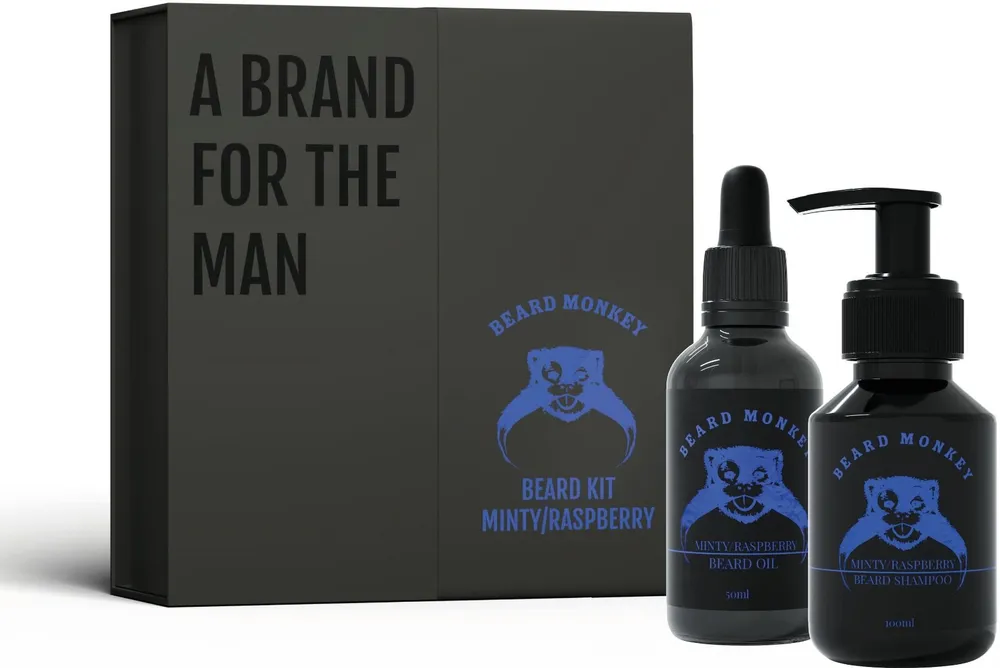 Beard Monkey Rasperry/Mint Beard Kit