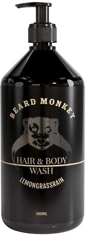 Beard Monkey Hair & Body Wash Lemongrass (1000mL)
