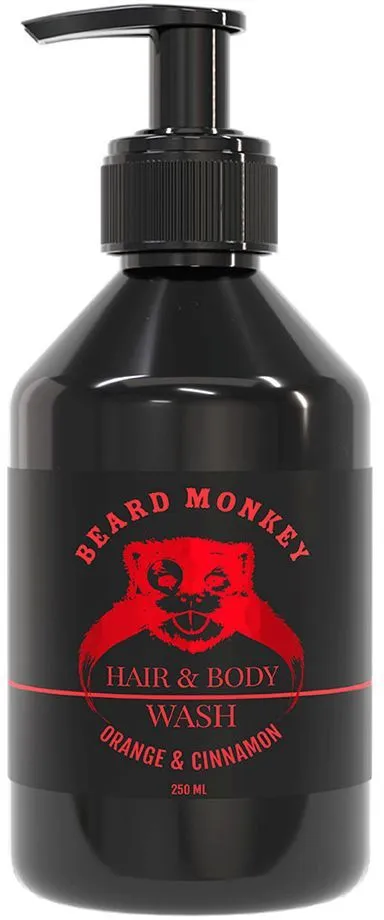 Beard Monkey Hair & Body Wash Orange & Cinnamon (250mL)
