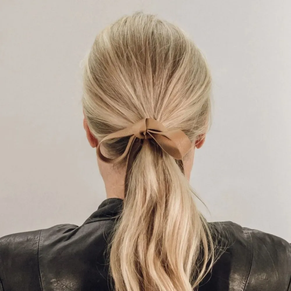 Corinne Leather Band Long Camel