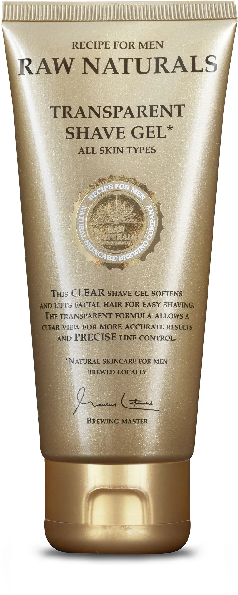 Recipe for Men Raw Naturals Transparant Shaving Gel (100mL)