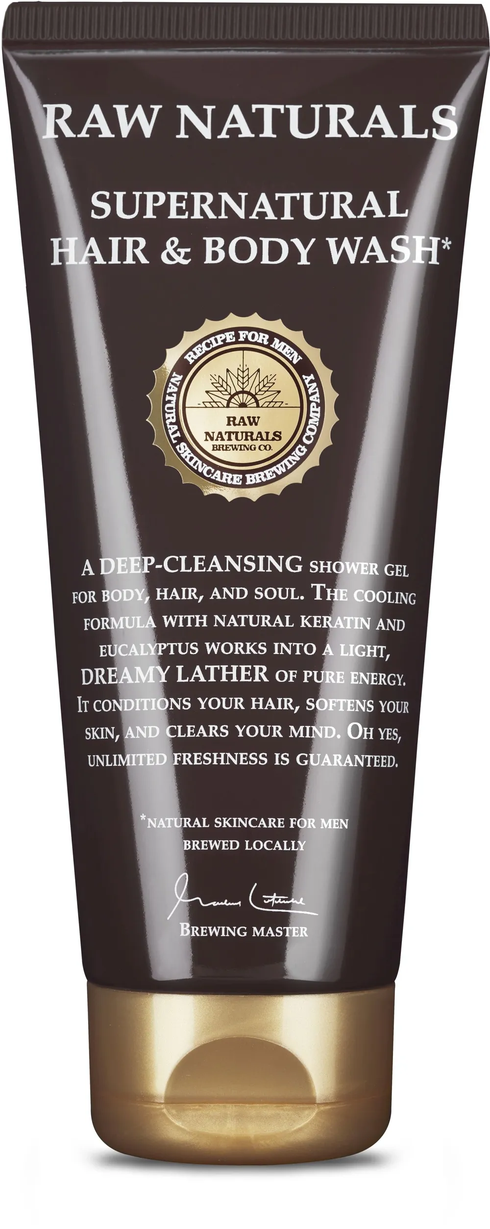 Recipe for Men Raw Naturals 3 In 1 Supernatural Hair & Body Wash (200mL)