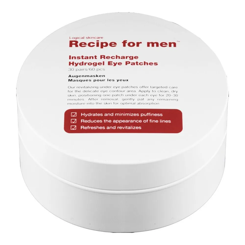 Recipe for Men Instant Recharge Hydrogel Eye Patches (60pcs)
