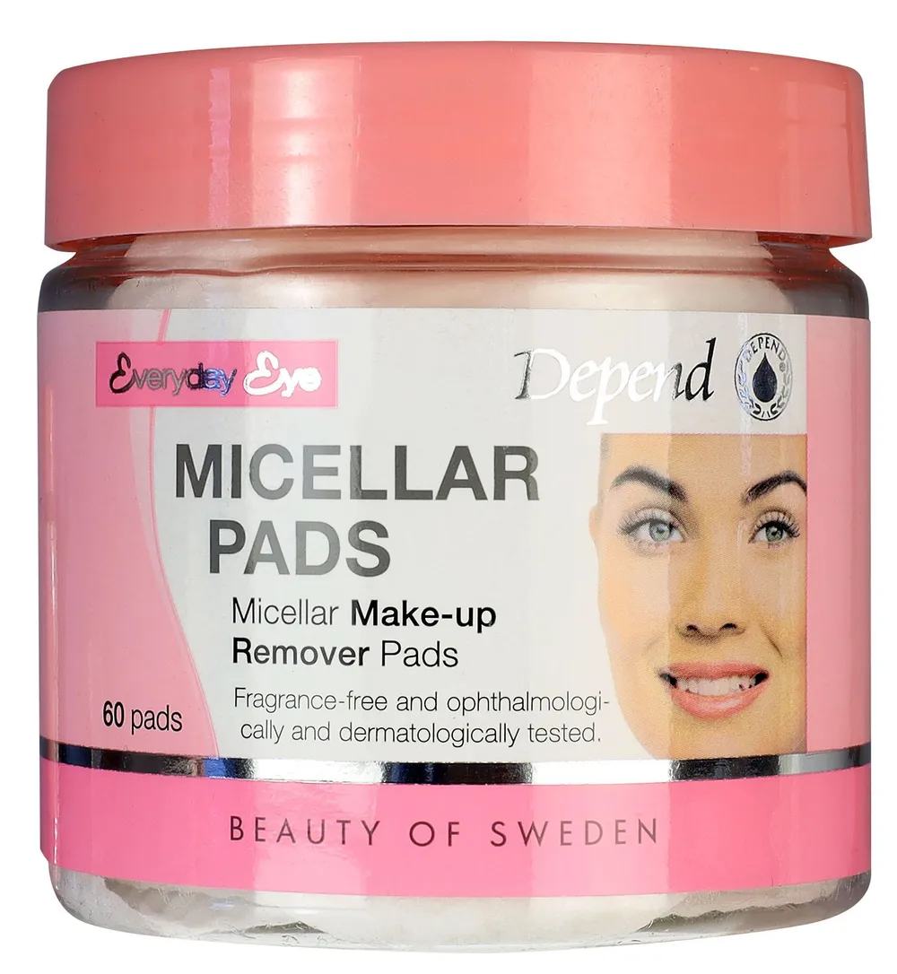 Depend Micellar Make-up Remover Pads (60pads)
