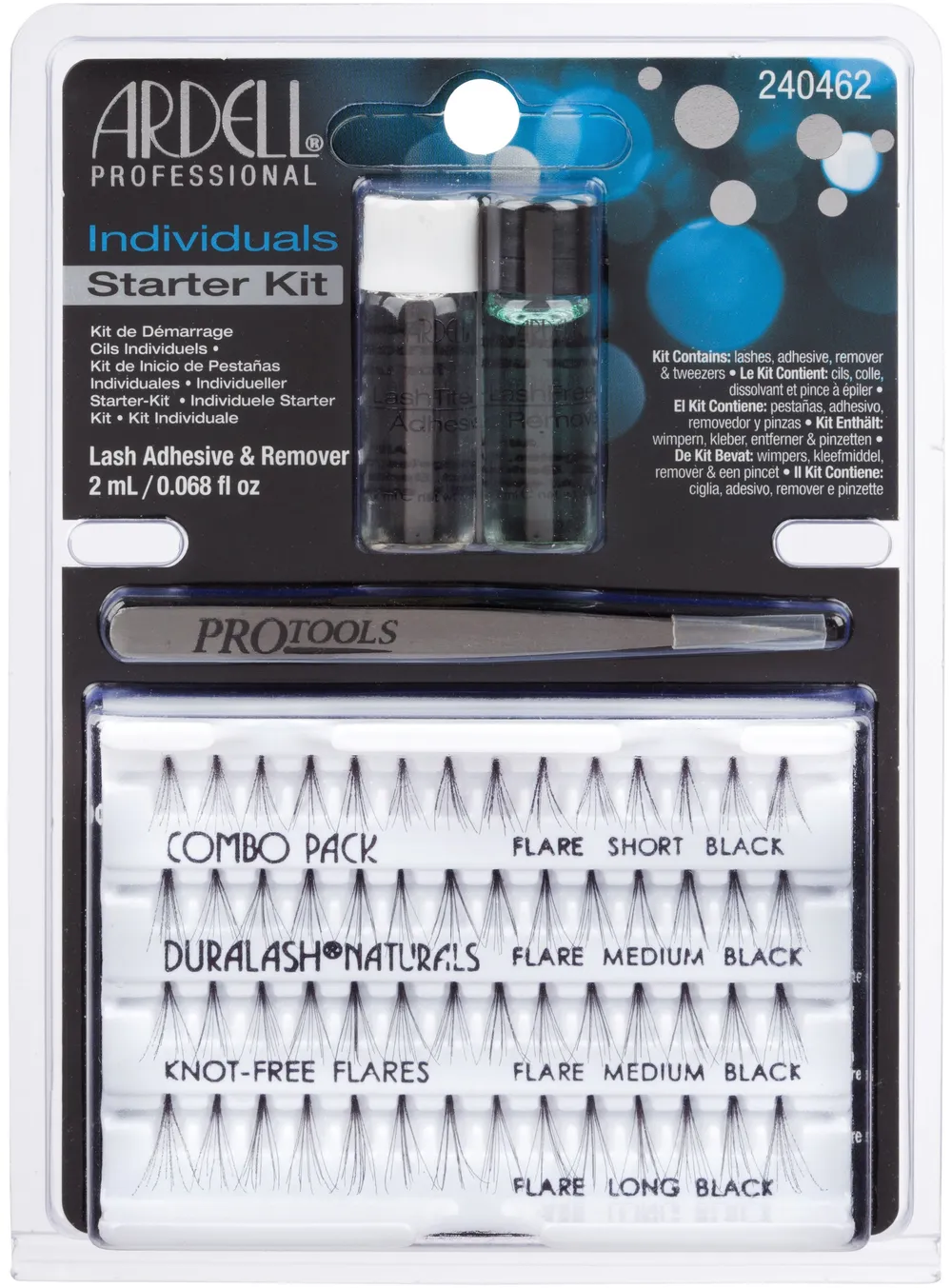 Ardell Individual Lashes Starter Kit Knot-Free Flare Combo Pack