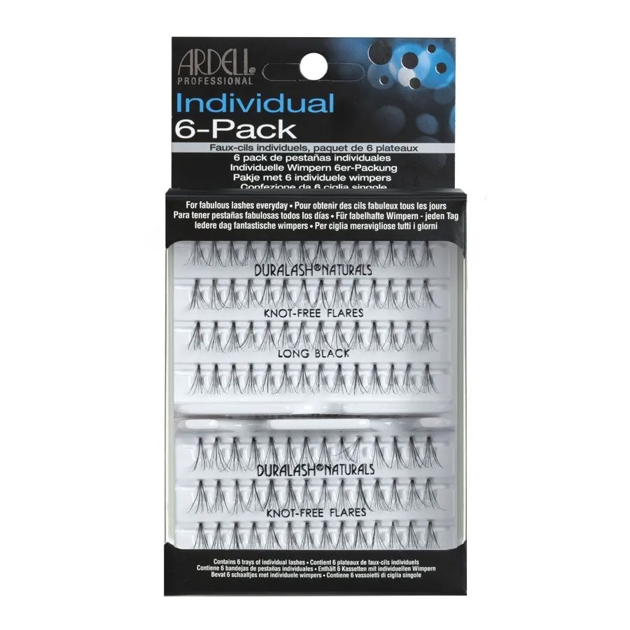 Ardell Individual Lashes Knot-Free Flares (6x56pcs) Long Black