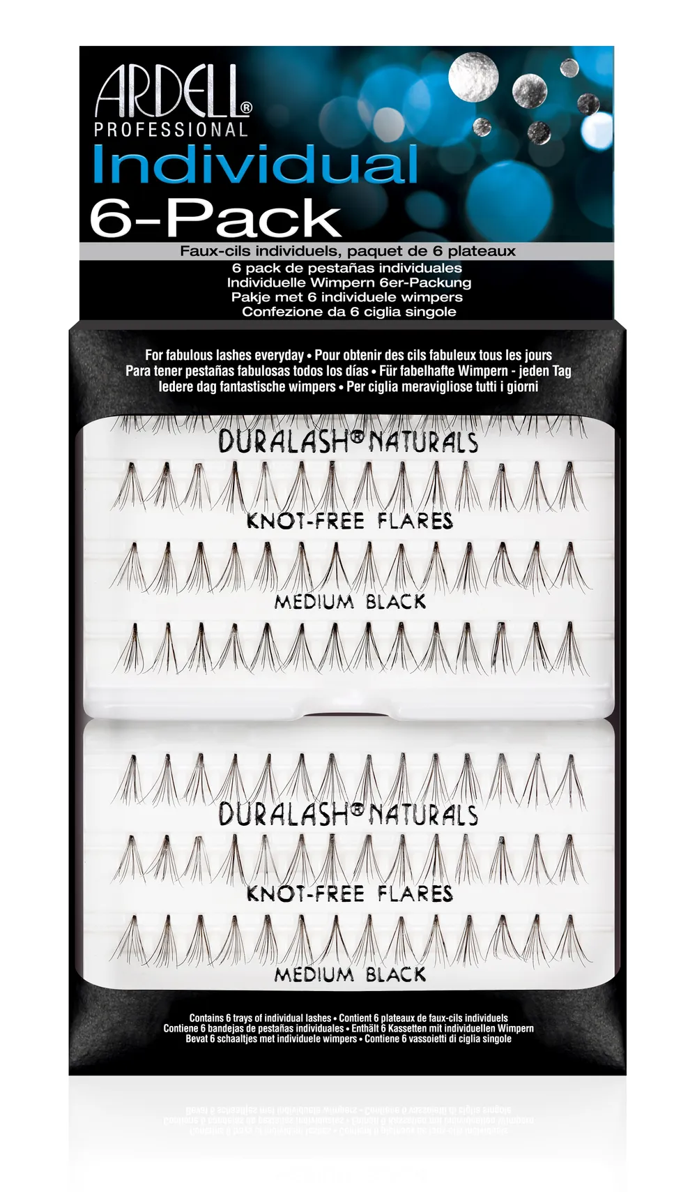 Ardell Individual Lashes Knot-Free Flares (6x56pcs) Medium Black