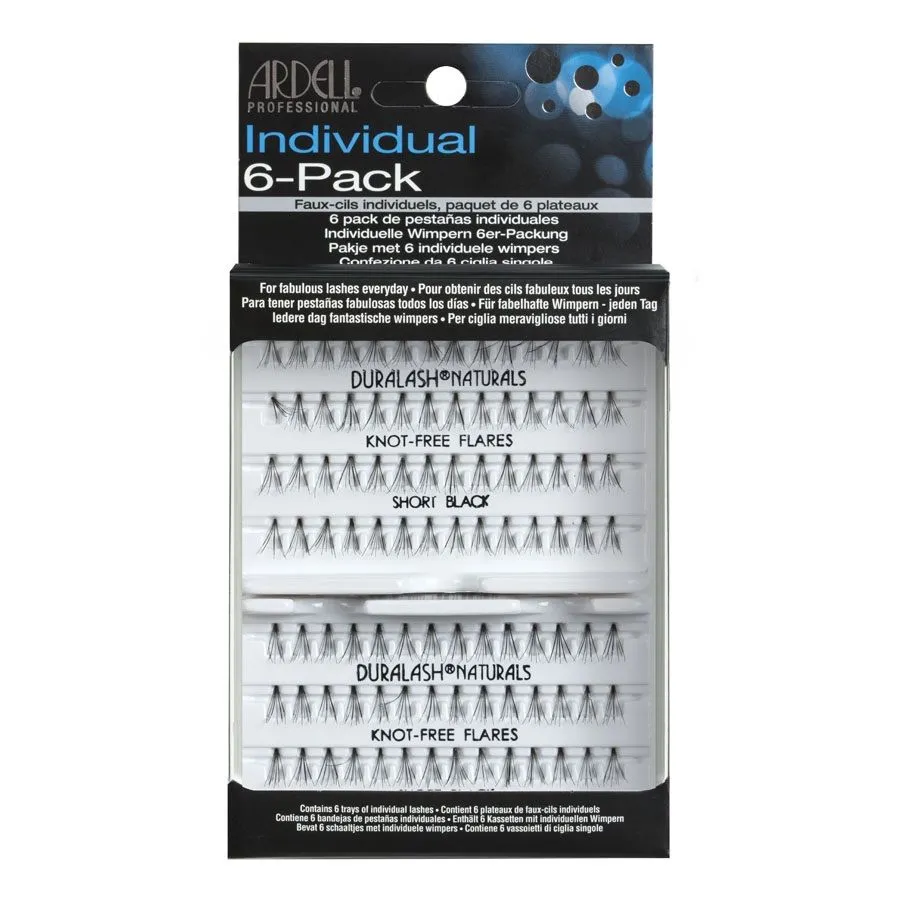 Ardell Individual Lashes Knot-Free Flares (6x56pcs) Short Black