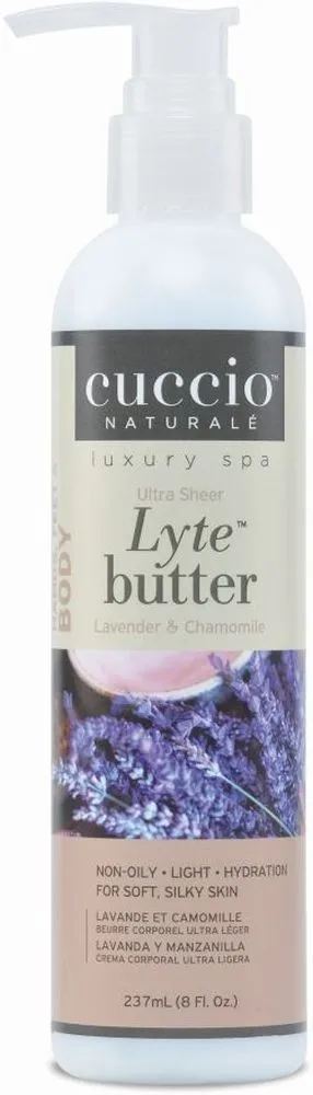 Cuccio Lavender & Chamomile Lyte Butter (237mL)
