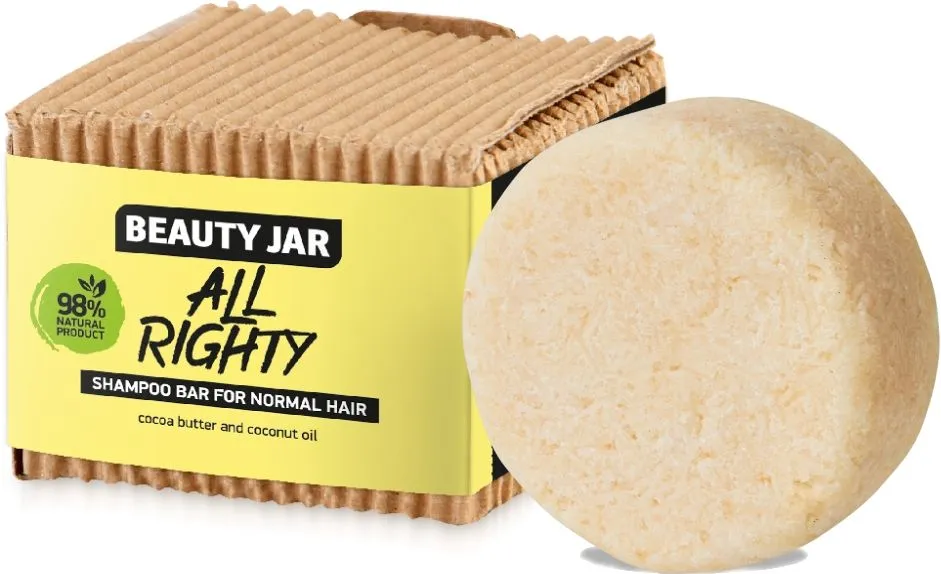 Beauty Jar All Righty Shampoo Bar For Normal Hair (65g)
