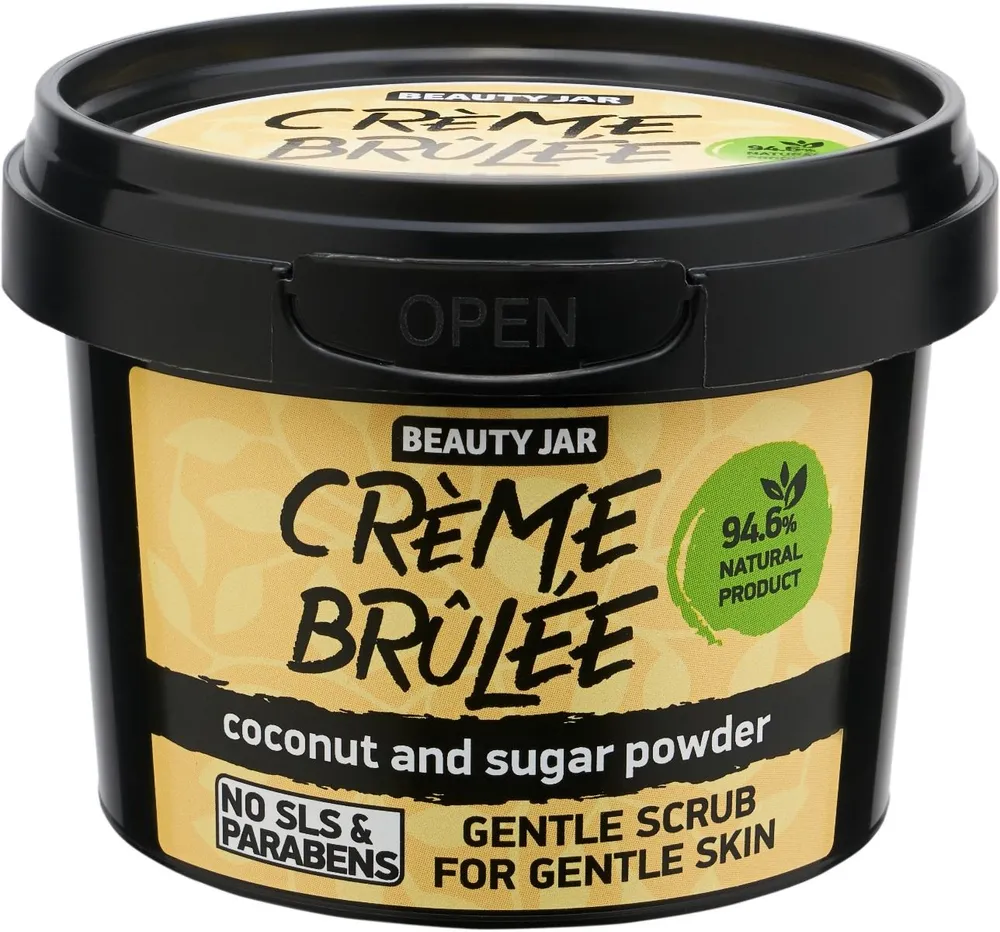 Beauty Jar Crème Brûlée  Scrub For Face (120g)