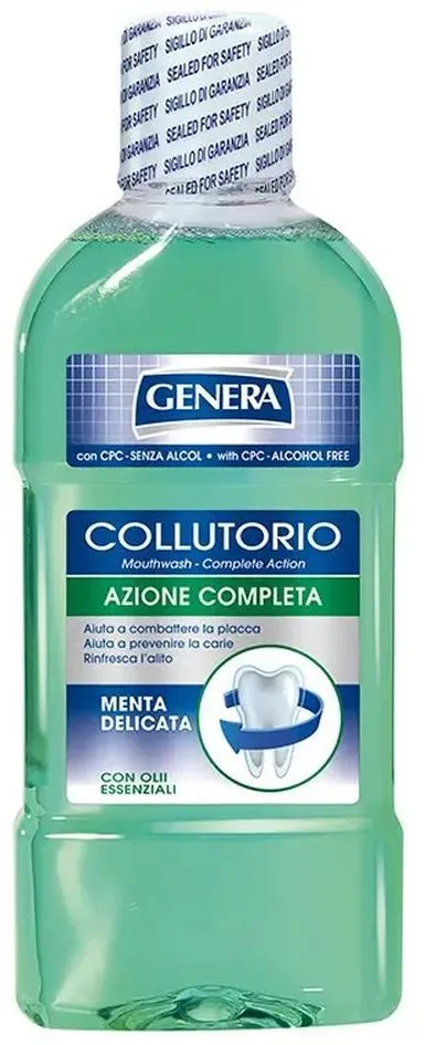 Genera Delicate Mint Mouthwash CPC Alcohol-Free (500mL)