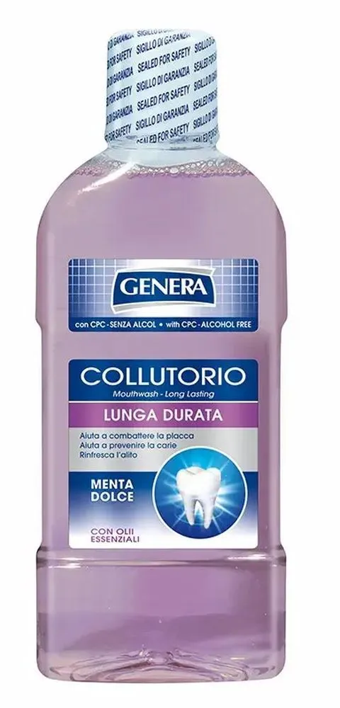 Genera Sweet Mint Mouthwash Sage & Cinnamon CPC Alcohol-Free (500mL)