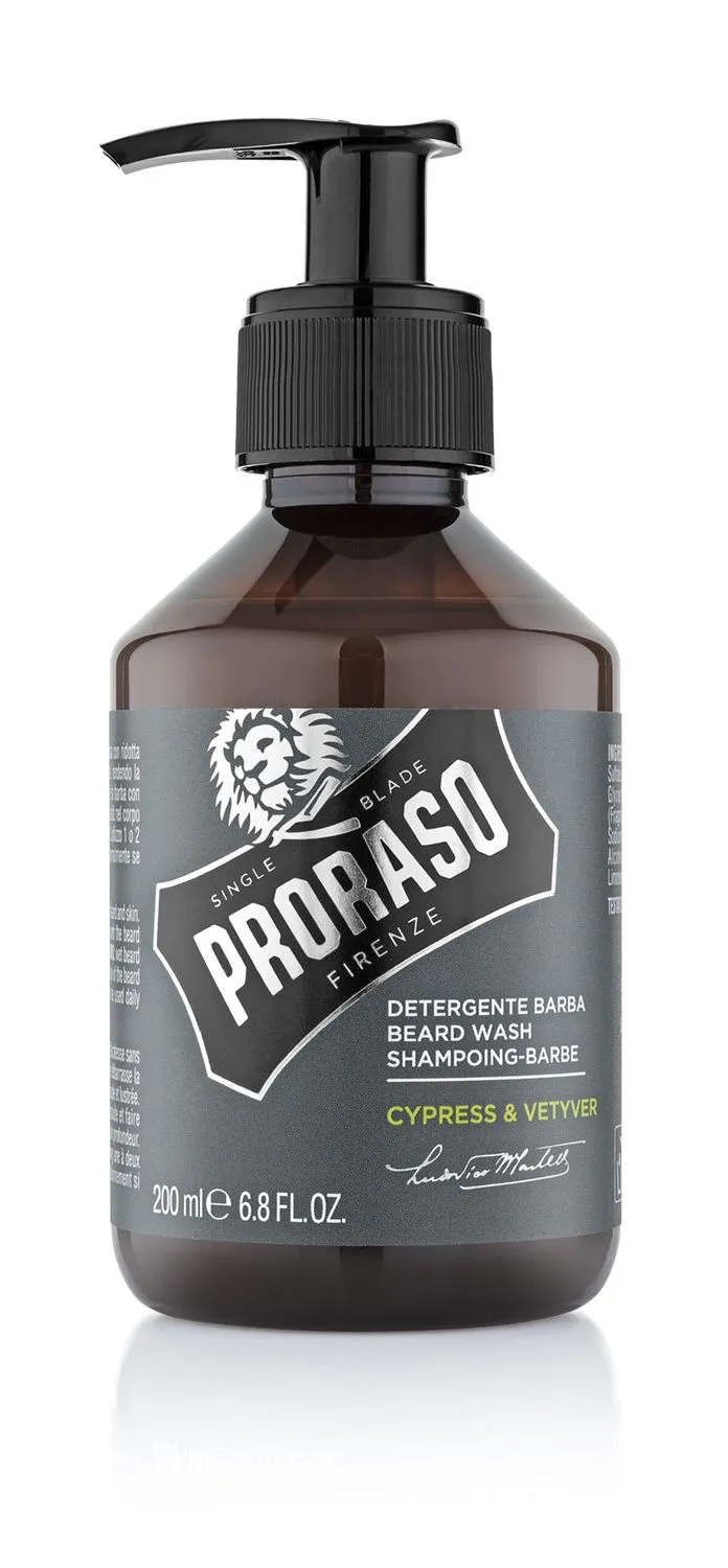Proraso Beard Wash Cypress & Vetyver (200mL)