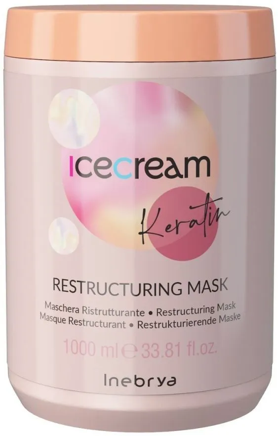 Inebrya Ice Cream Keratin Restructuring Mask (1000mL)