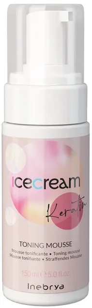 Inebrya Ice Cream Keratin Toning Mousse (150mL)
