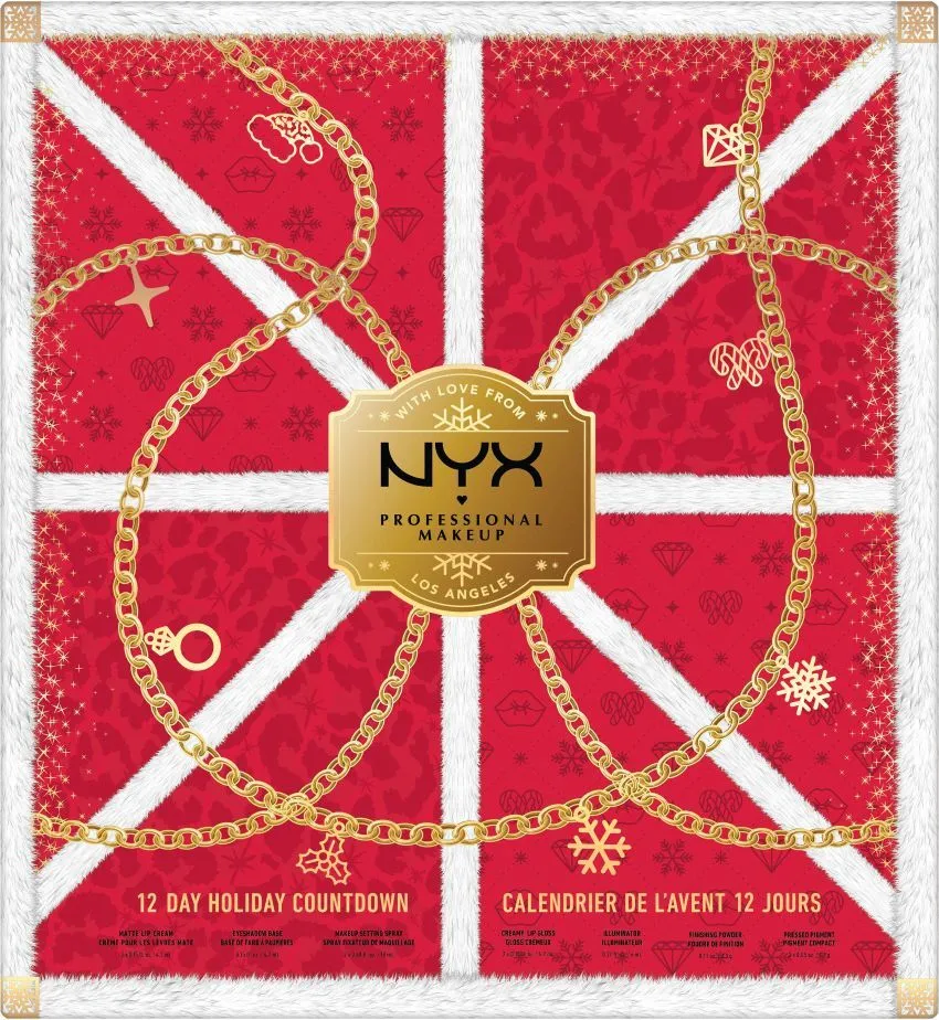 NYX Professional Makeup Mrs Claus 12 Day Advent Calendar