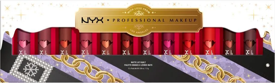 NYX Professional Makeup Mrs Claus Matte Lipstick Vault