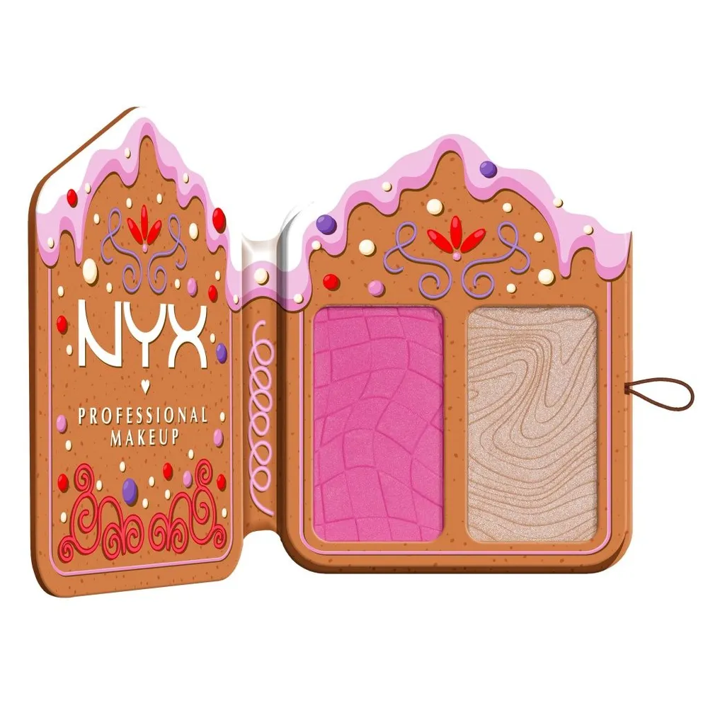 NYX Professional Makeup Buttermelt Blush&Highlighter Face Palette (2x5g) Light/Medium