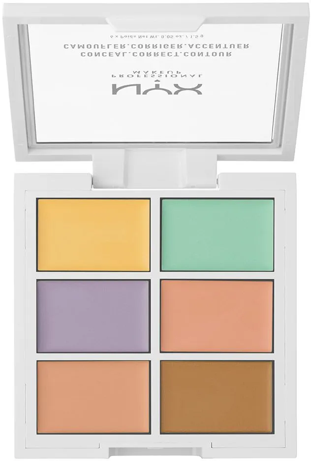 NYX Professional Makeup Conceal, Correct, Contour Palette (6x1,5g)