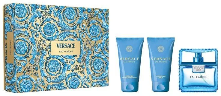 Versace Man Eau Fraiche EDT (50mL) + Shower Gel (50mL) + After Shave Balm (50mL)