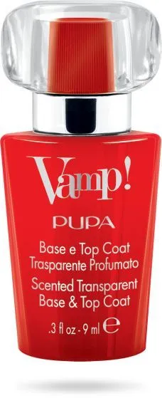 Pupa Vamp! Base & Top Coat (9mL) Red 