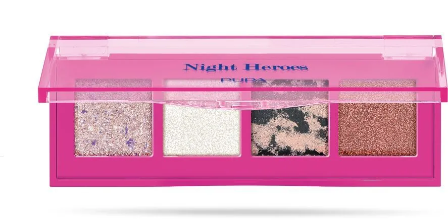 Pupa Night Heroes Multi-Finish Eyeshadow Palette (5,2g) 001 Wonder Girl