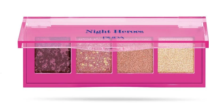 Pupa Night Heroes Multi-Finish Eyeshadow Palette (5,2g) 002 True Queen