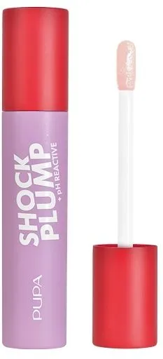 Pupa Shock Plump Instant Volume Lip Gloss (5mL) 001 Pure Kiss
